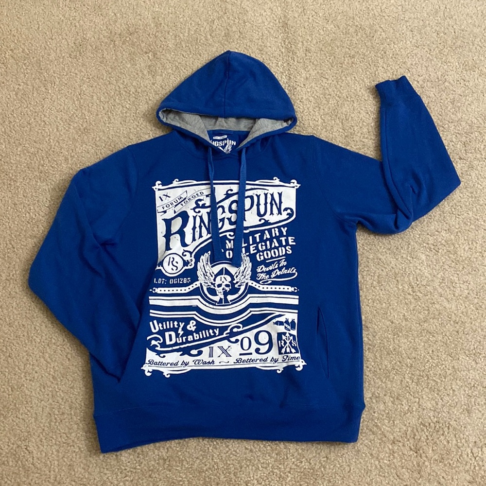 Men’s Medium Two Tone Fleece Hoodie